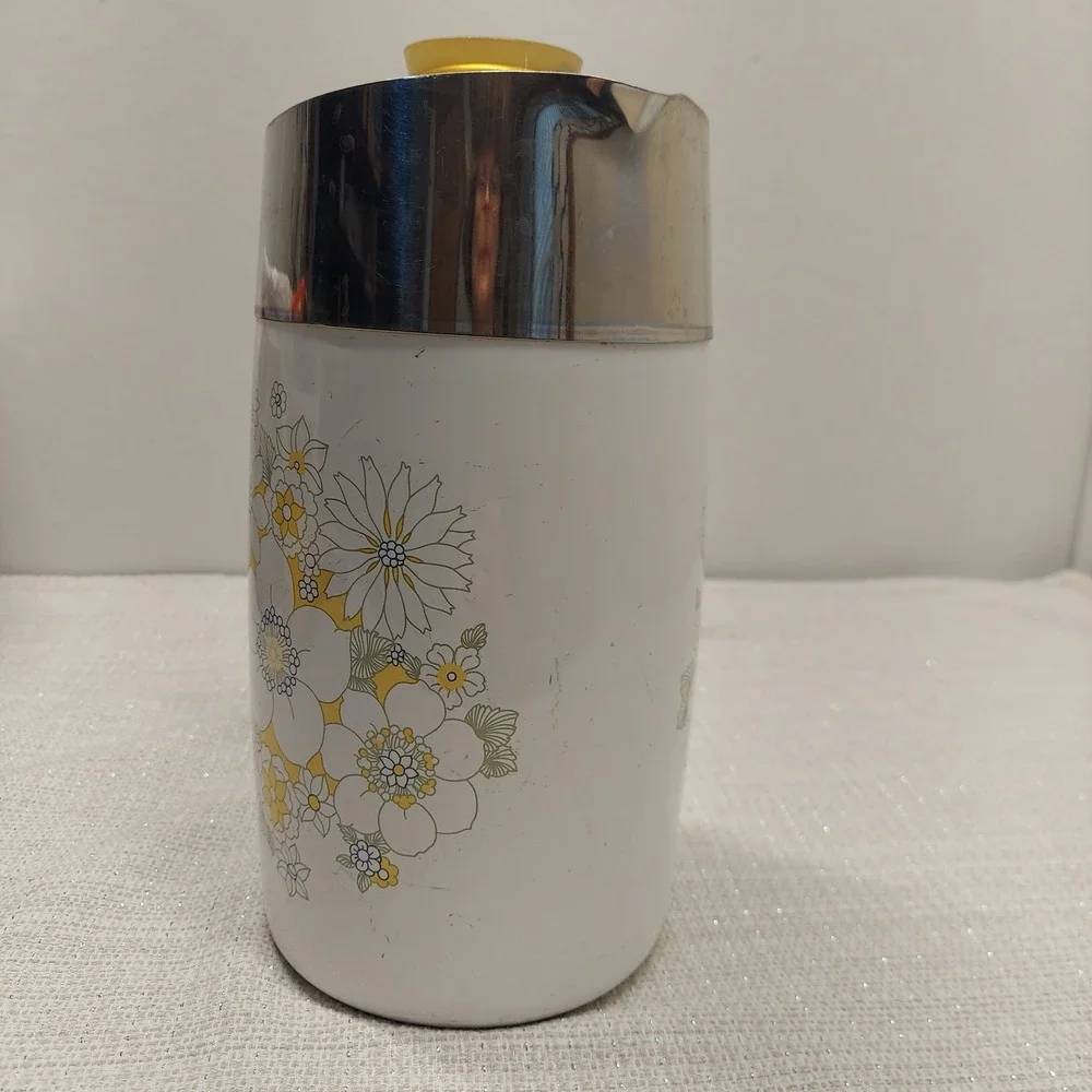 Corning Ware Floral Bouquet 10 Cup Electric Percolator Coffee Pot Complete Works - Picture 5 of 13